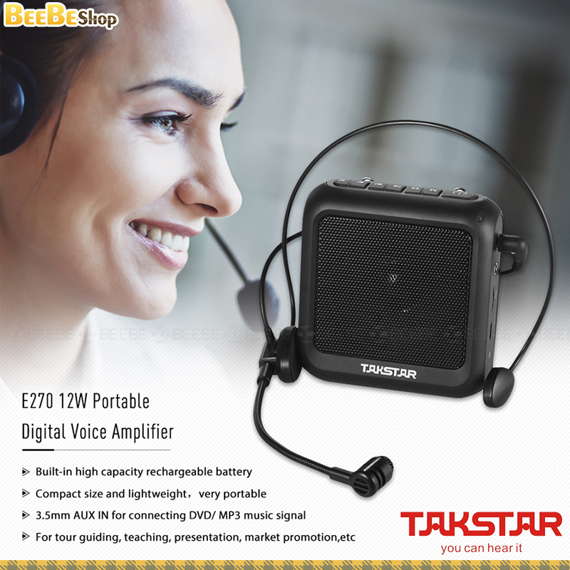 Takstar E270 - Máy Trợ Có Dây Hỗ Trợ Bluetooth Phát Audio