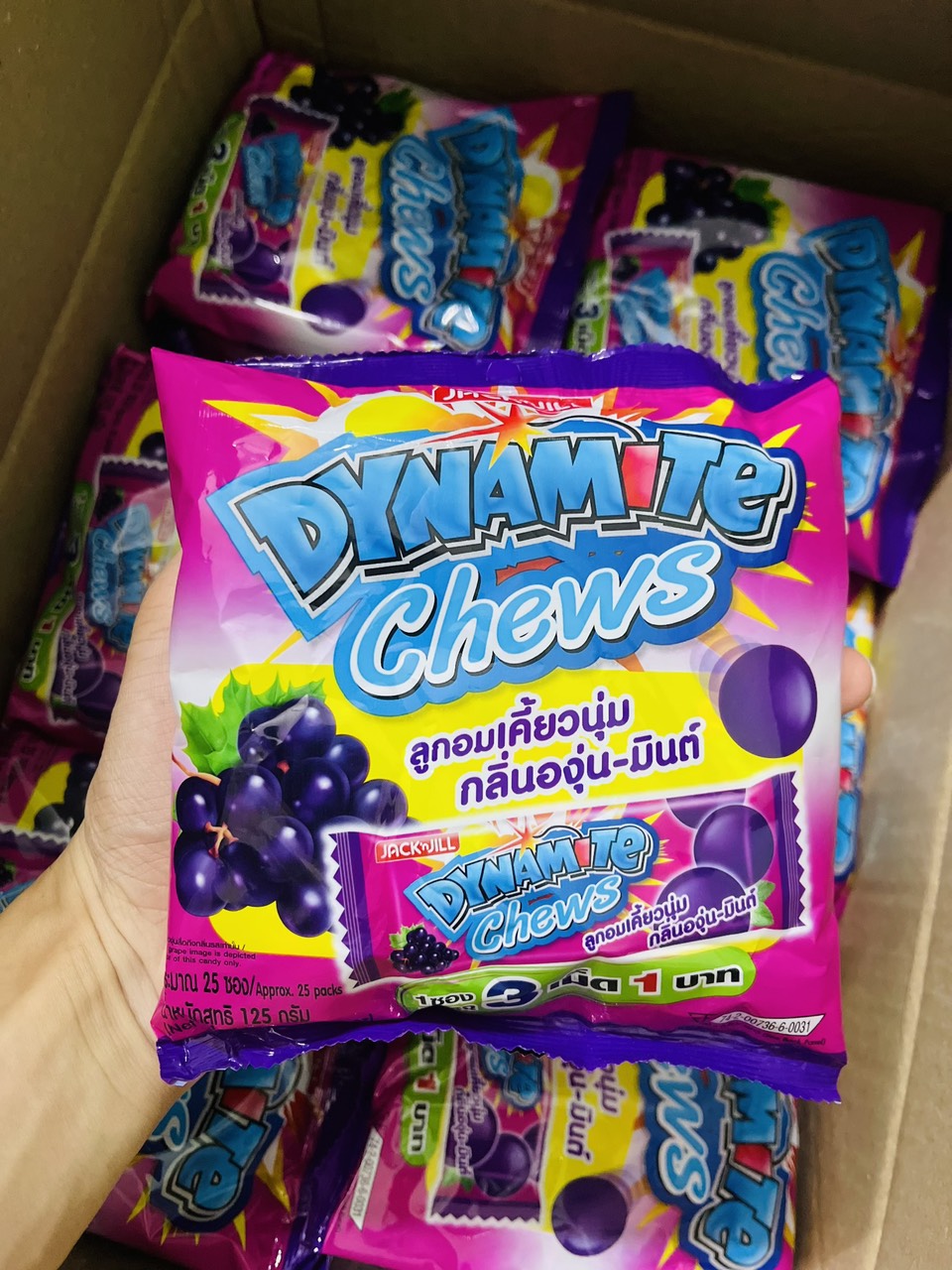 combo 3 gói kẹo dynamite thái lan