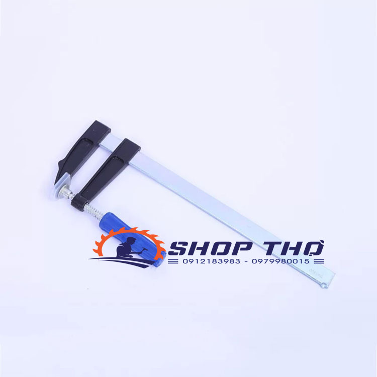 Cảo F vam gỗ kích thước 80X200, 80x300, 80x400, 80x500, 80x600mm mầu xanh