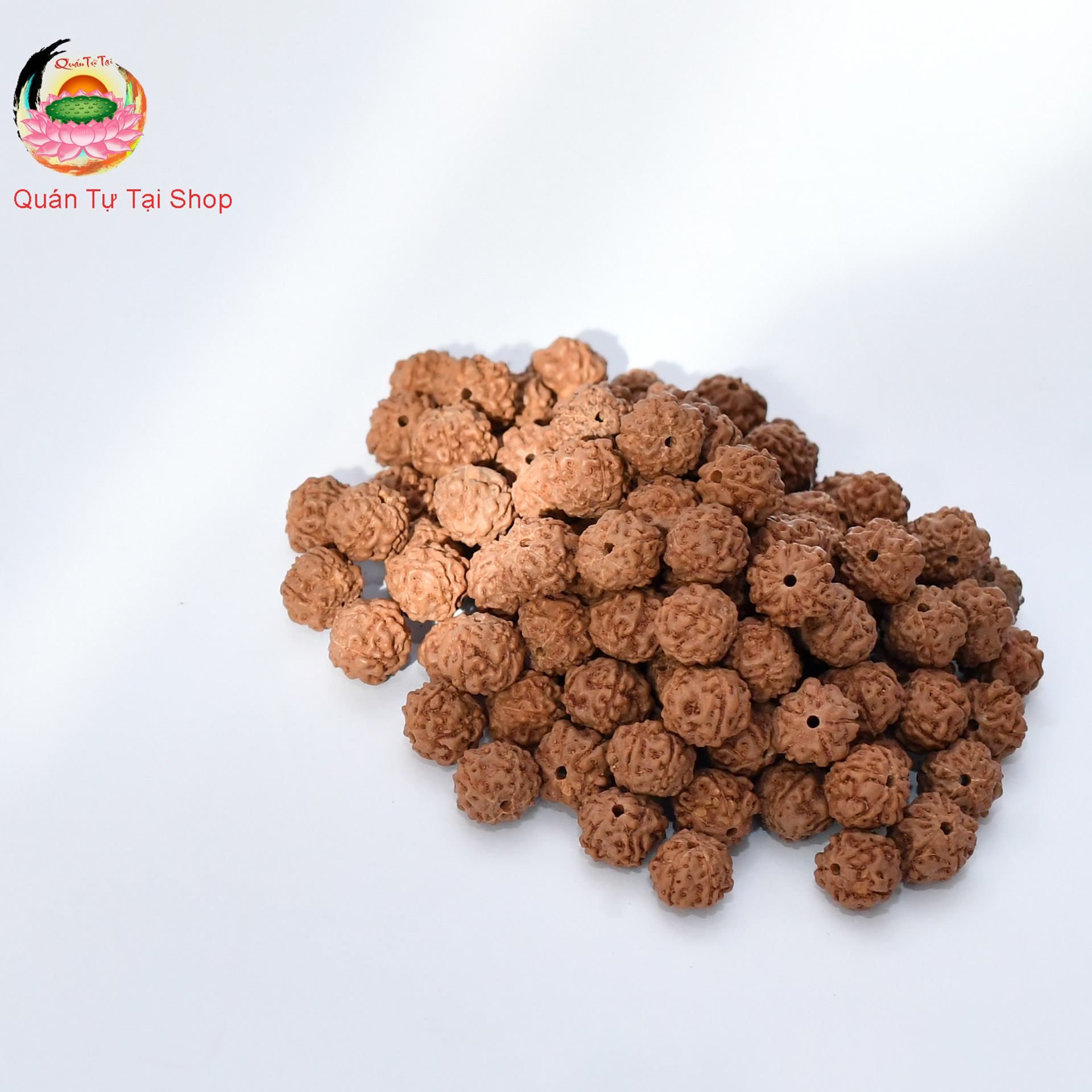 Chuỗi hạt bồ đề kim cang - Hạt 8mm, bán lẻ từng hạt ( bomco 10 hạt/ 1 lần mua)