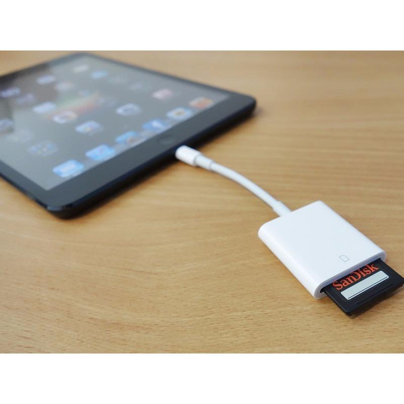 Cáp Lightning Đọc Thẻ Nhớ Cho Máy Ảnh (SD Card Camera Reader) | Bảo hành 3 tháng