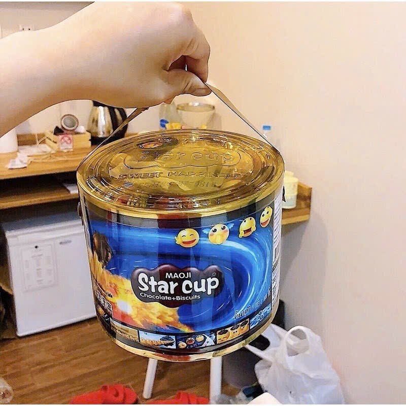 BÁNH CHẤM SOCOLA THÁI LAN ( Maoji - Star Cup) HỘP 100 HỦ BÁNH