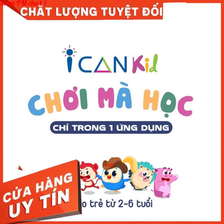 ICANKID (1 năm, 2 Năm, 4 Năm ) - Tiếng Anh cho trẻ