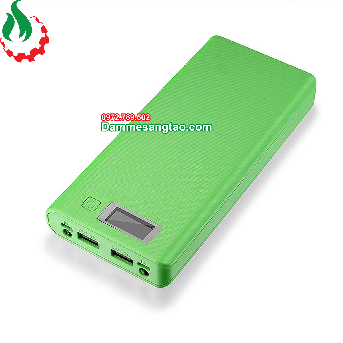 Box sạc dự phòng 8 cell 18650 LCD (Không pin)