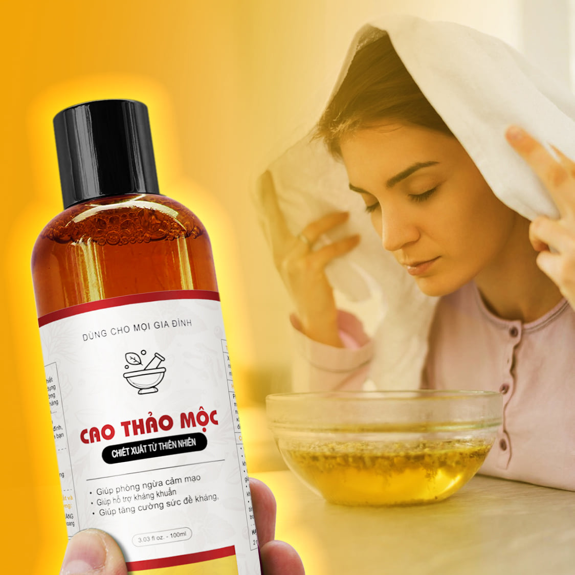 Cao Xông Thảo Mộc - Tăng Sức Đề Kháng