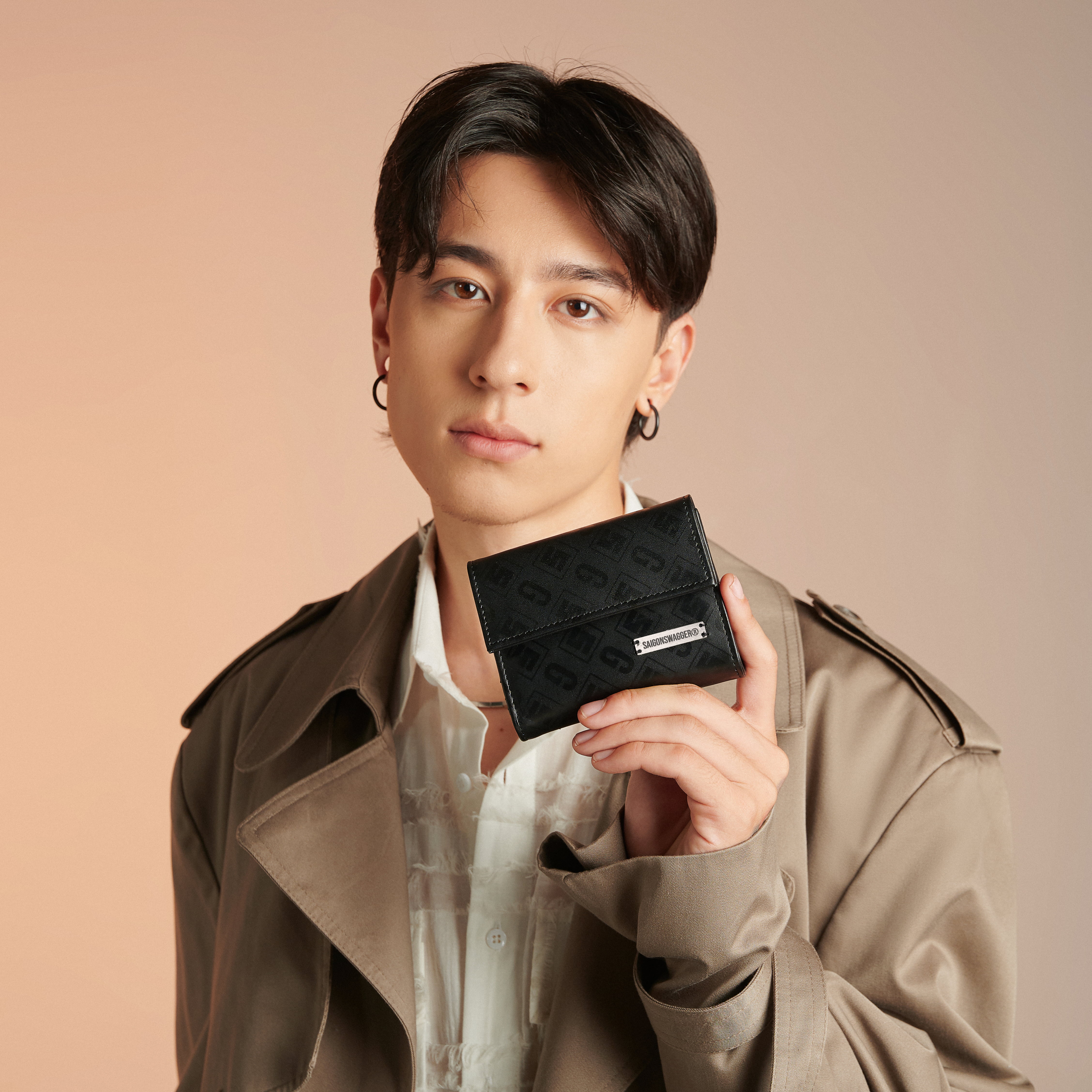 Ví Da Thật SAIGON SWAGGER ECLIPSE SHORT FLAP WALLET