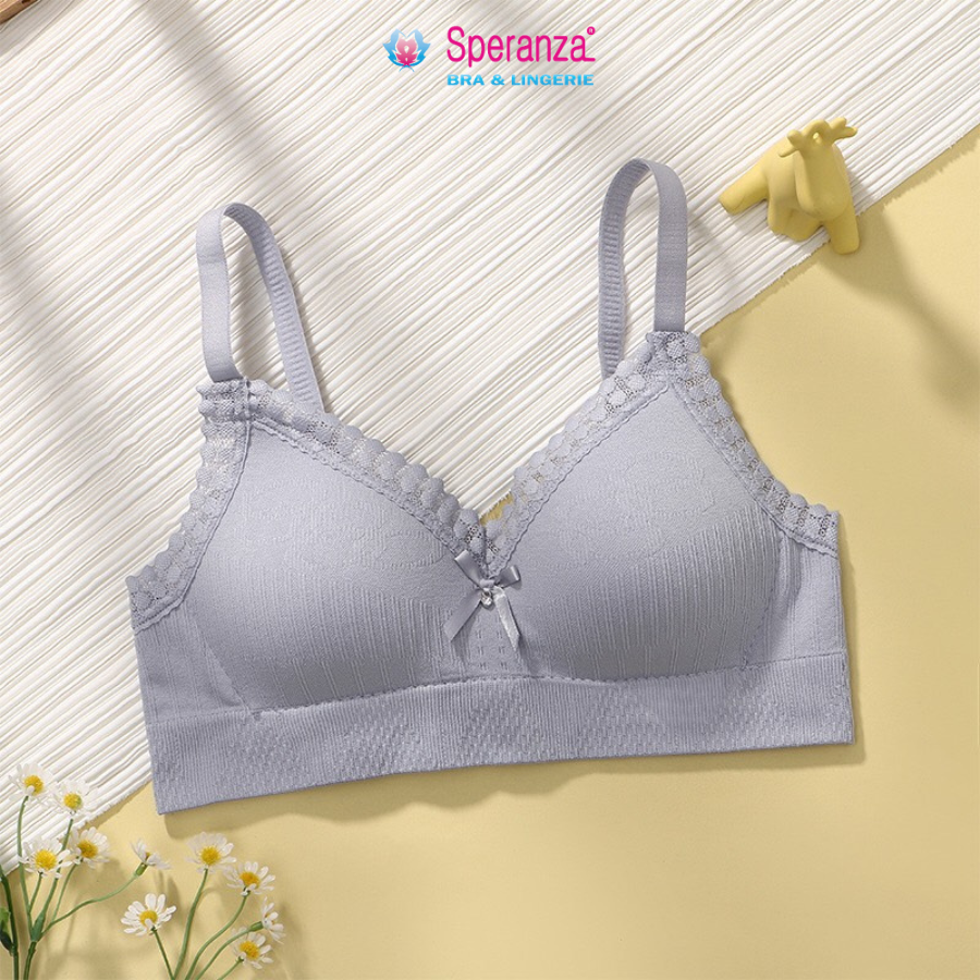 Áo ngực nữ, áo bra không gọng kiểu dáng trẻ trung xinh xắn speranza spa0929sh