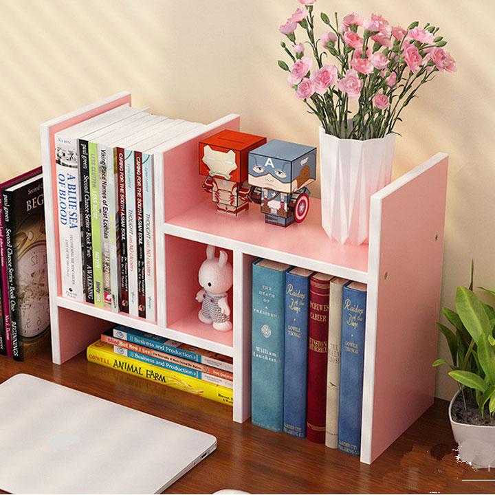 Giá sách kệ gỗ để bàn tiện ích