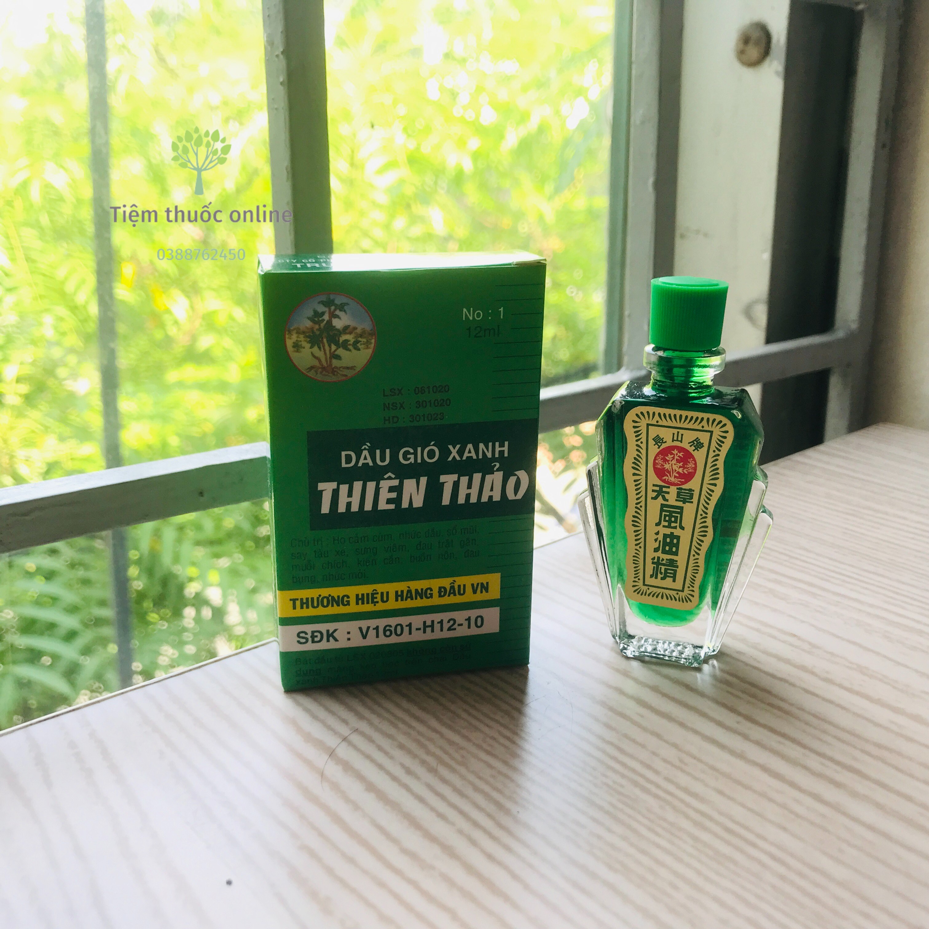 Dầu gió xanh thiên thảo 12ml