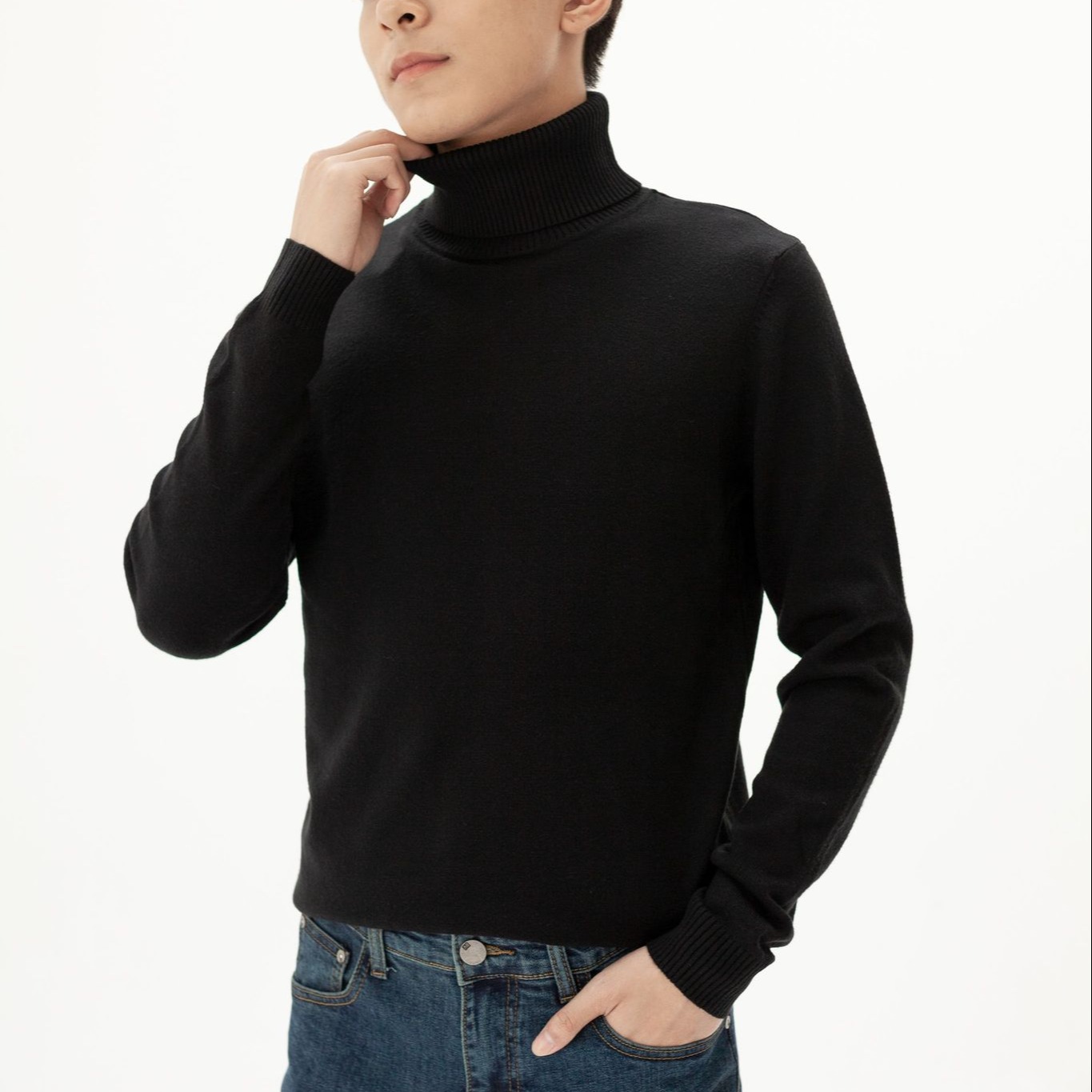 Áo len cổ lọ LOOK Turtle neck sweater
