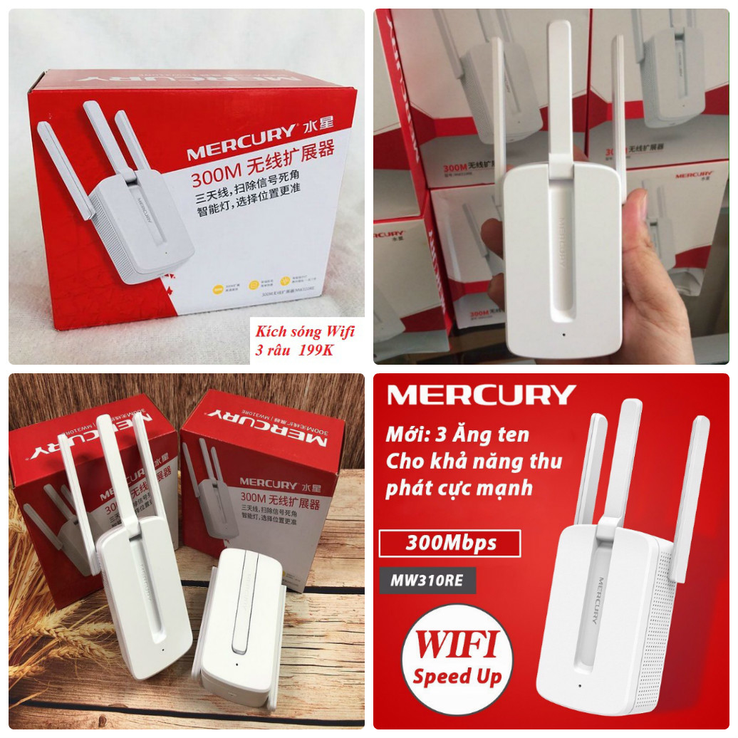 ⛔GIADUNGHOALONG⛔ Kích sóng wifi 3 râu