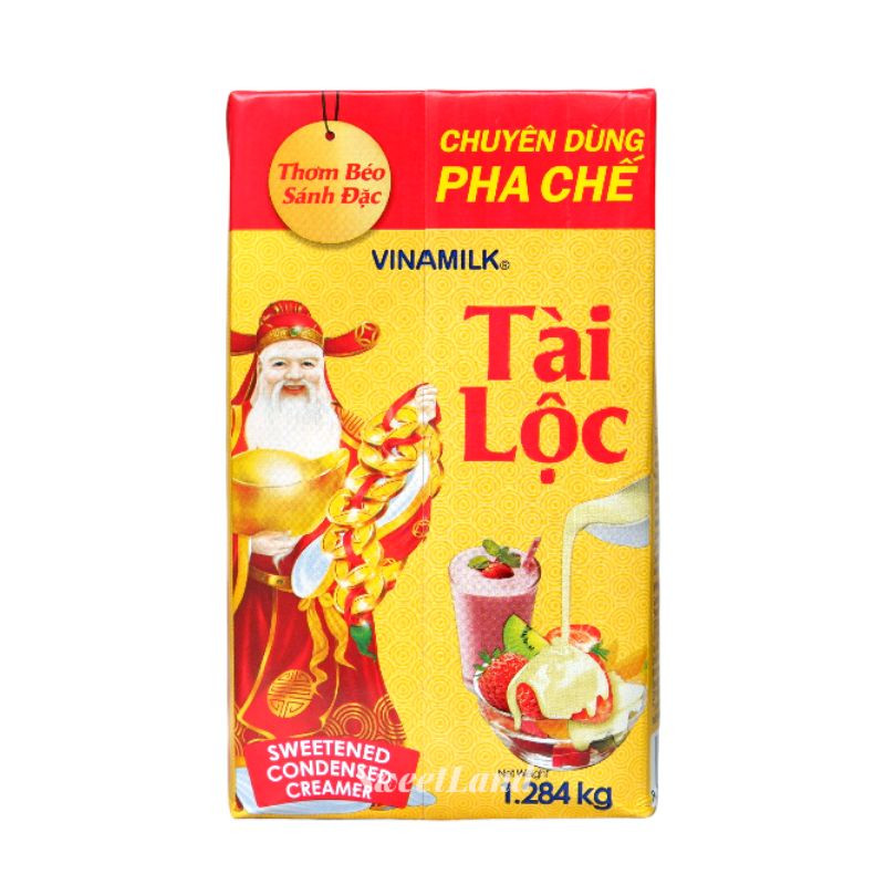  Thùng 12 hộp Sữa đặc Tài Lộc 1,284kg 
