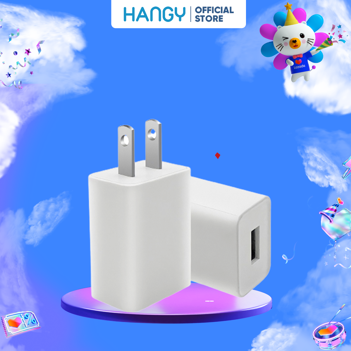 Củ sạc máy tăm nước chính hãng HANGY