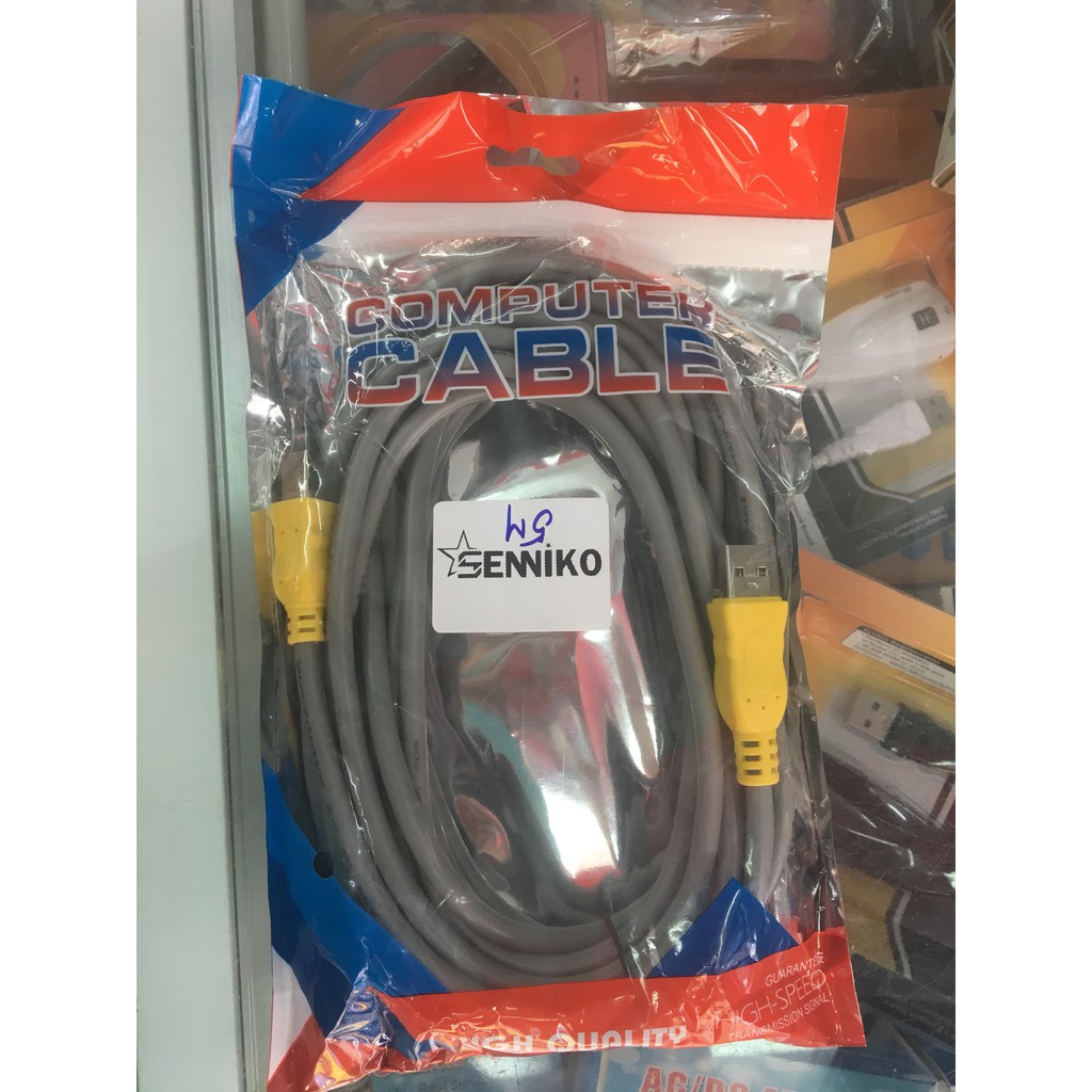 Cáp Usb Máy In Dài 3M Senniko Có Cục Chống Nhiễu