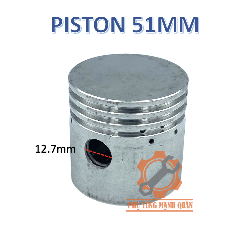 Piston máy nén khí 42mm/47mm/48mm/51mm/65mm/80mm/90mm