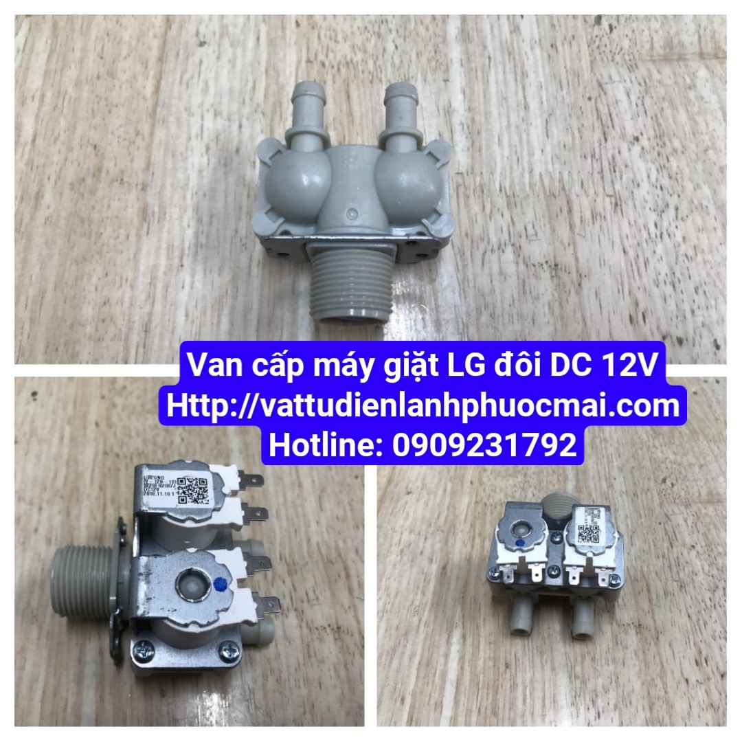 VAN CẤP MÁY GIẶT LG ĐÔI DC : 12V PHƯỚC MÃI
