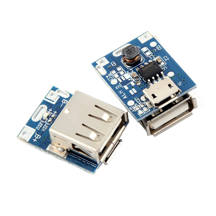 Mạch Sạc Pin Dự Phòng Mini - Dùng Cho Pin Lithium Lipo 3.7V, Đầu Ra USB 5V