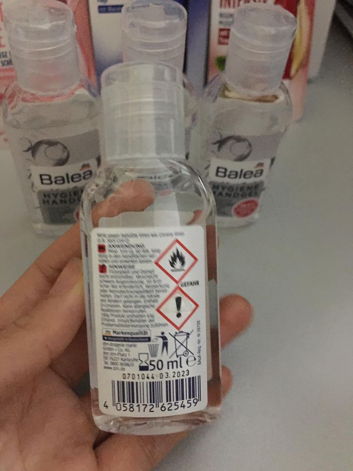 Gel Rửa Tay Khô Balea Diệt Khuẩn