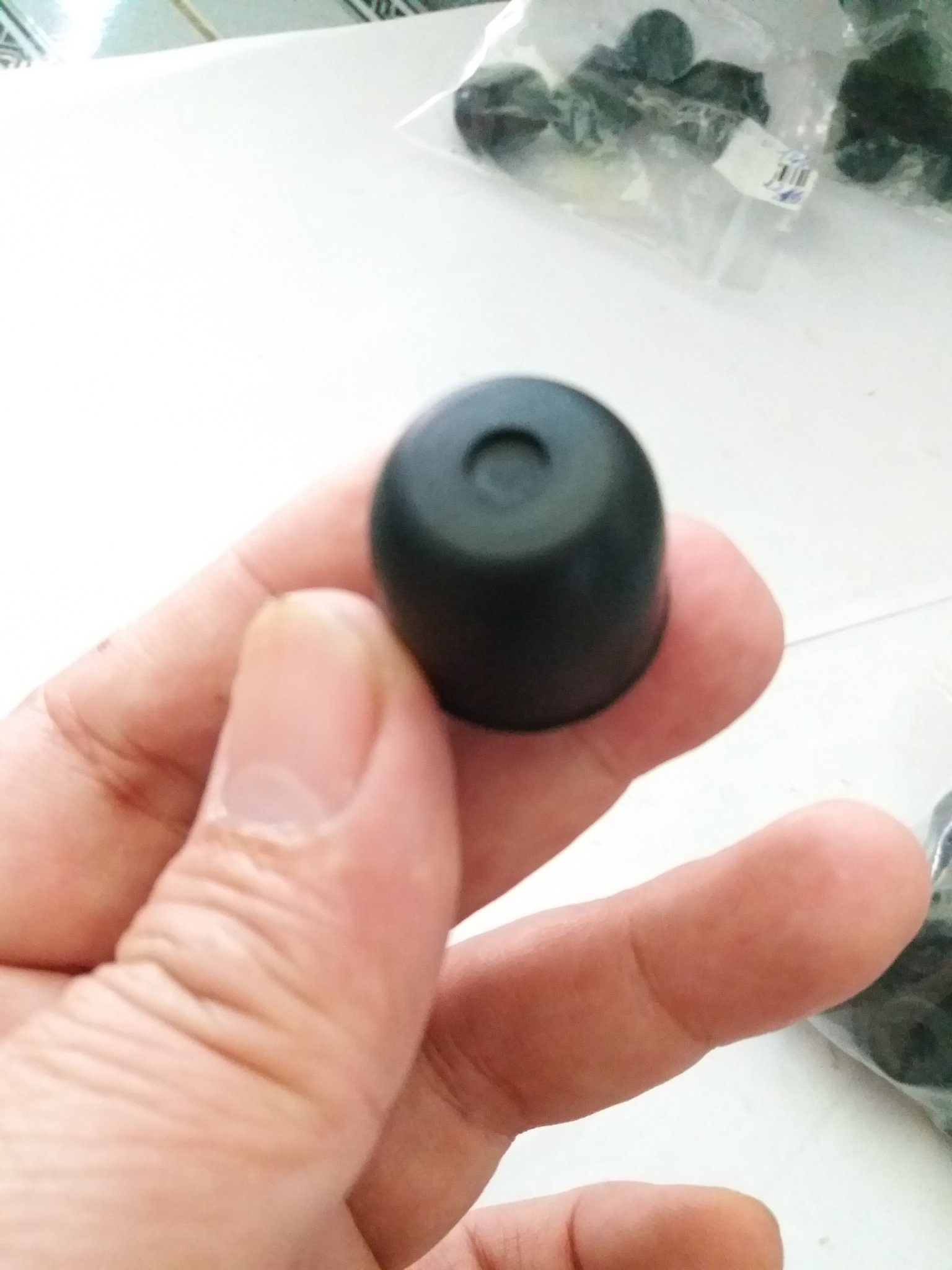 Taiwan rear trunk shock absorber or boot cap-there are 2 or 4 pieces for each rear trunk or boot. Head dimension 14mm-h25mm-socket i22mm; Mount hole 16mm, Mount hole 11mm