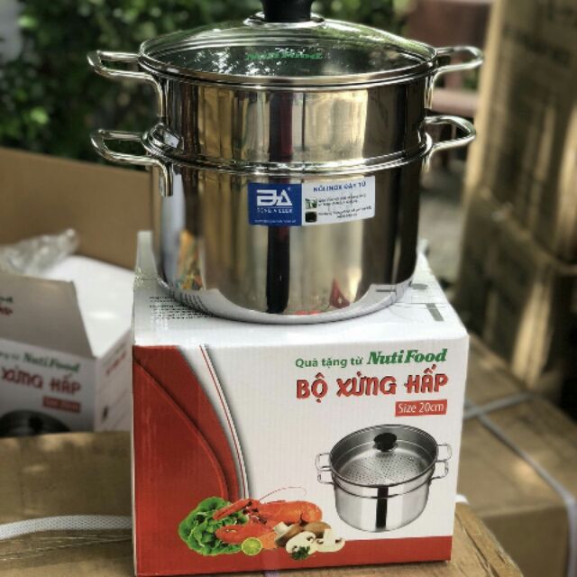 Bộ Xửng Hấp 2 Tầng Size 20cm