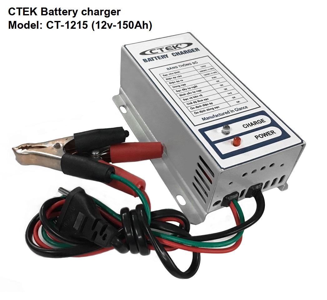 Máy nạp ắc quy tự động CTEK CT1215 (12V-150Ah)