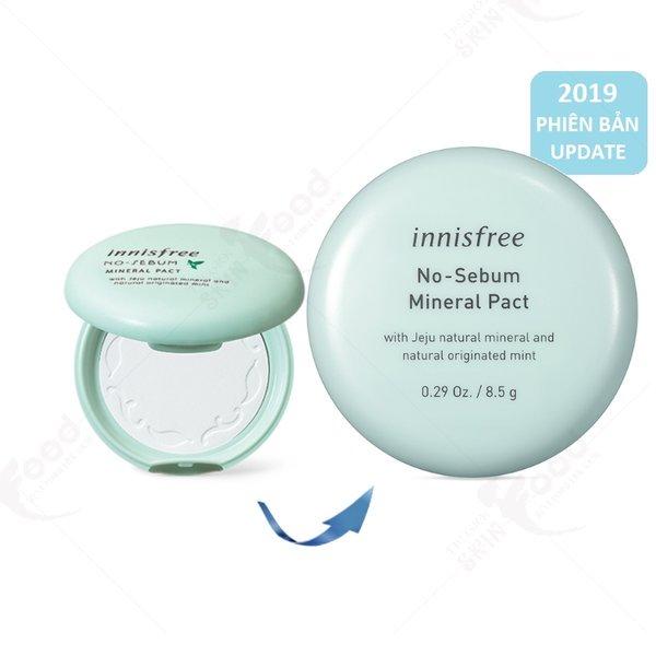 Phấn Nén INNSFREE No Sebum Mineral Pact