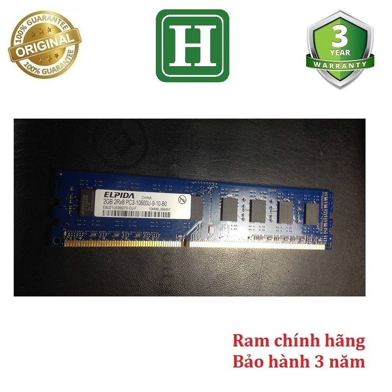 Bảng giá Ram PC DDR3 (PC3) 2Gb bus 1333 bảo hành 3 năm Phong Vũ