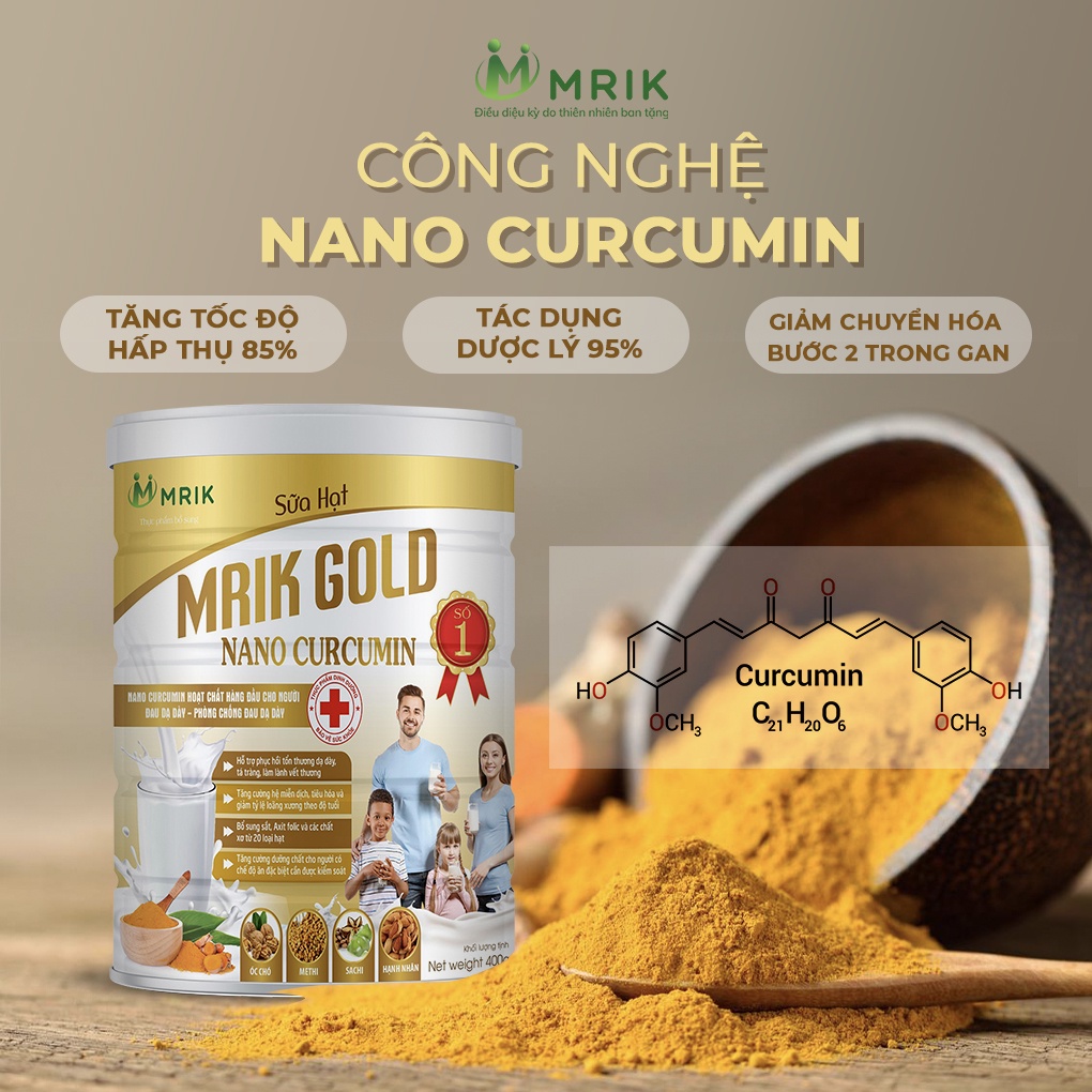 Sữa hạt MRIK GOLD (Nano Curcumin)