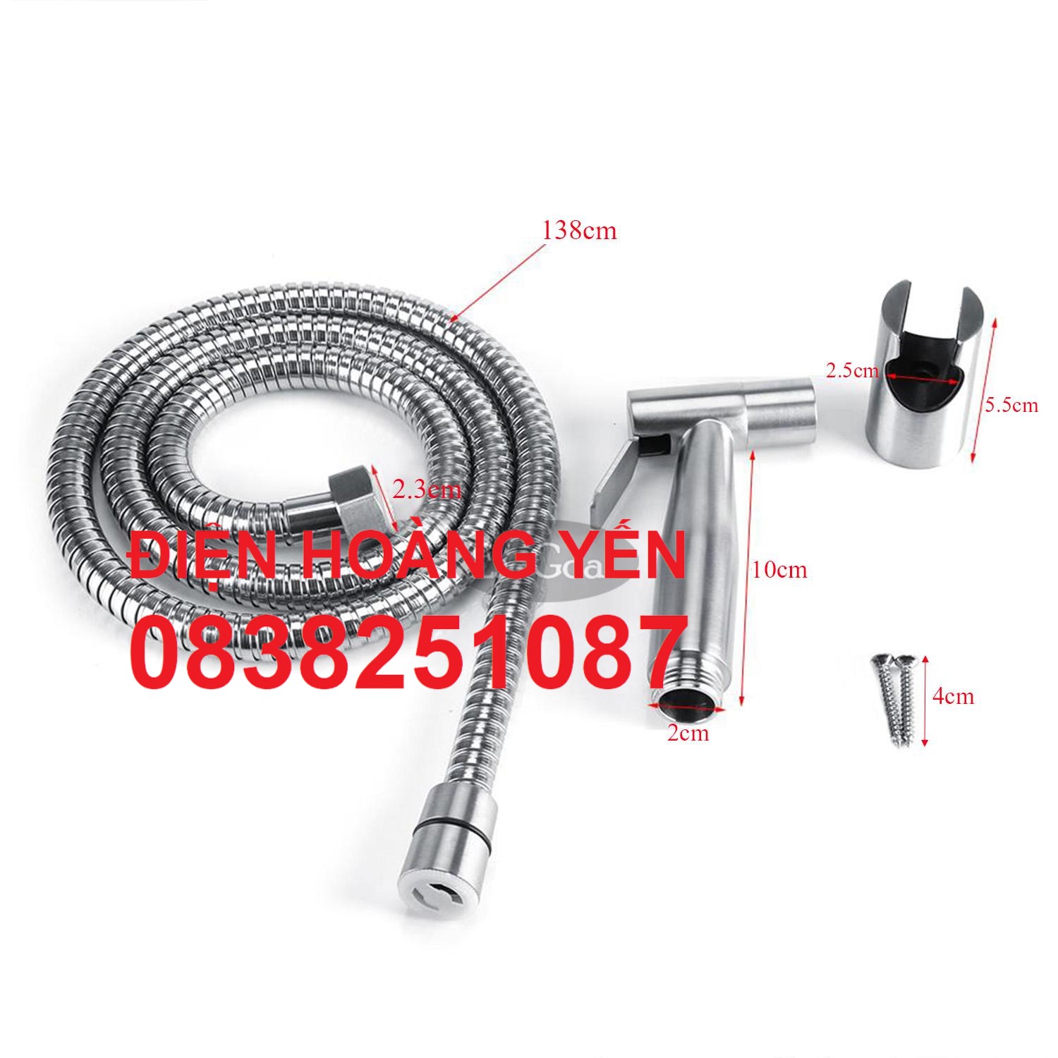 Vòi xịt vệ sinh inox SUS 304