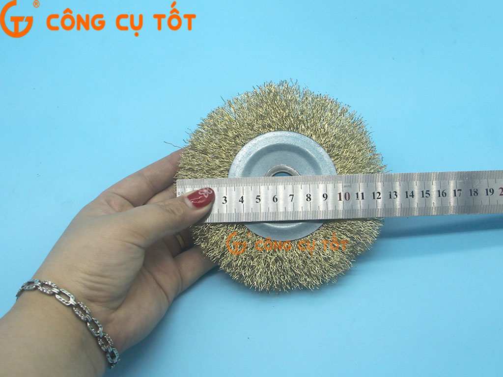ĐÁNH RỈ ĐĨA/ CHỔI ĐÁNH RỈ SẮT 125MM/ 150MM