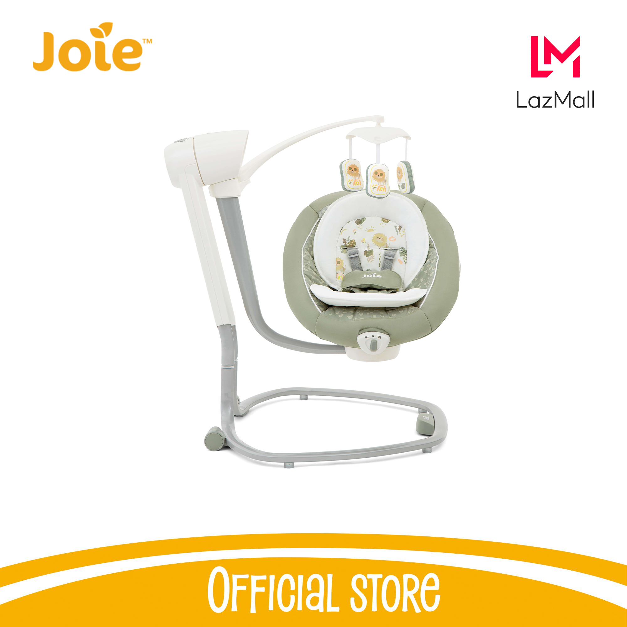 Nôi đưa trẻ em Joie Serina Swivel
