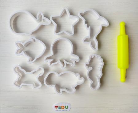 Playdough - 8 Ocean Molds