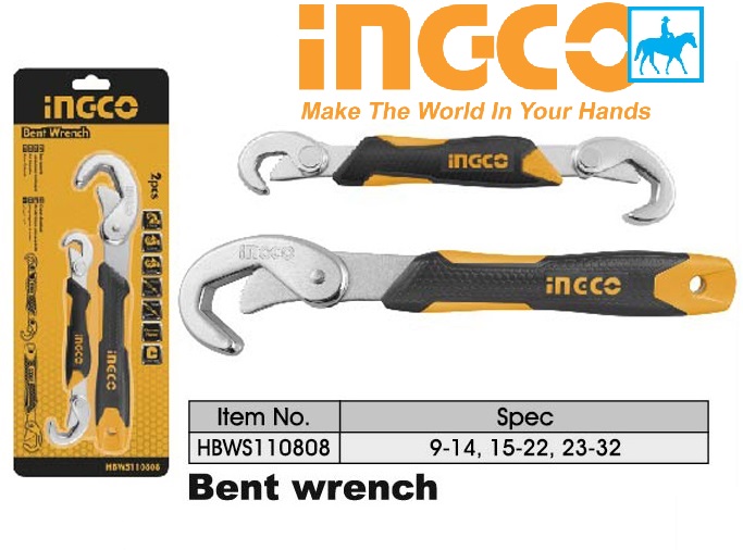 Bộ 2 mỏ lết đa năng INGCO HBWS110808