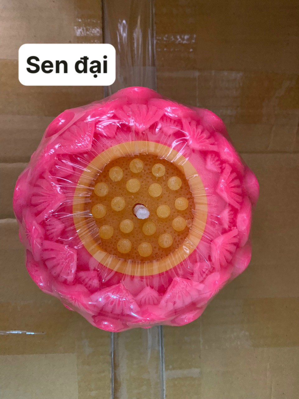 Nến - đèn cầy đầu hoa sen đại nhơn phát - đồ thờ cúng văn phòng phẩm nhơn phát