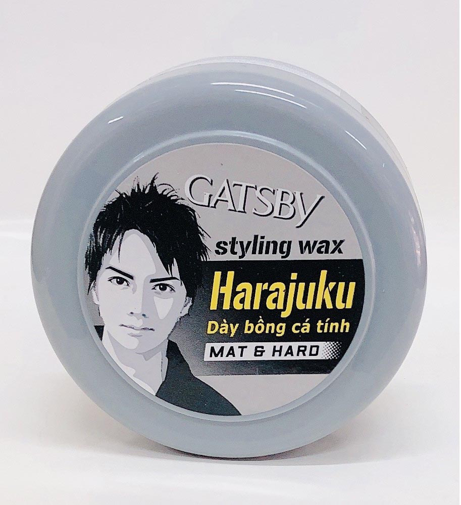 Wax Tóc Gatsby Mat & Hard Đen 25g