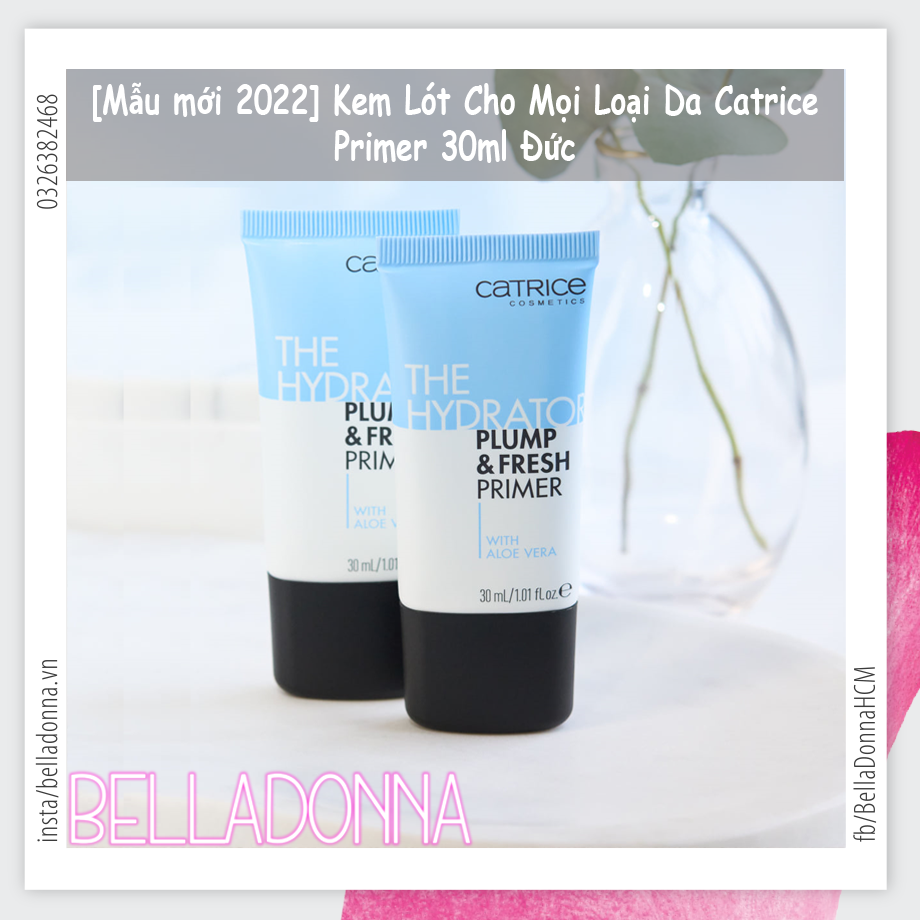 Kem Lót Dưỡng Ẩm, Làm Đều Màu Da Catrice The Hydrator Plump & Fresh Primer 30ml