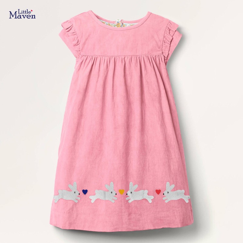 [HCM]Đầm thun Little Maven 2-7T