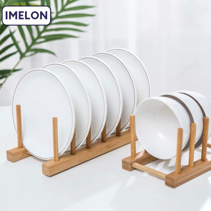 IMELON Buy 1 Get 1 Free gift free shopwide Bamboo Dish Rack Kitchen Dish Dryer