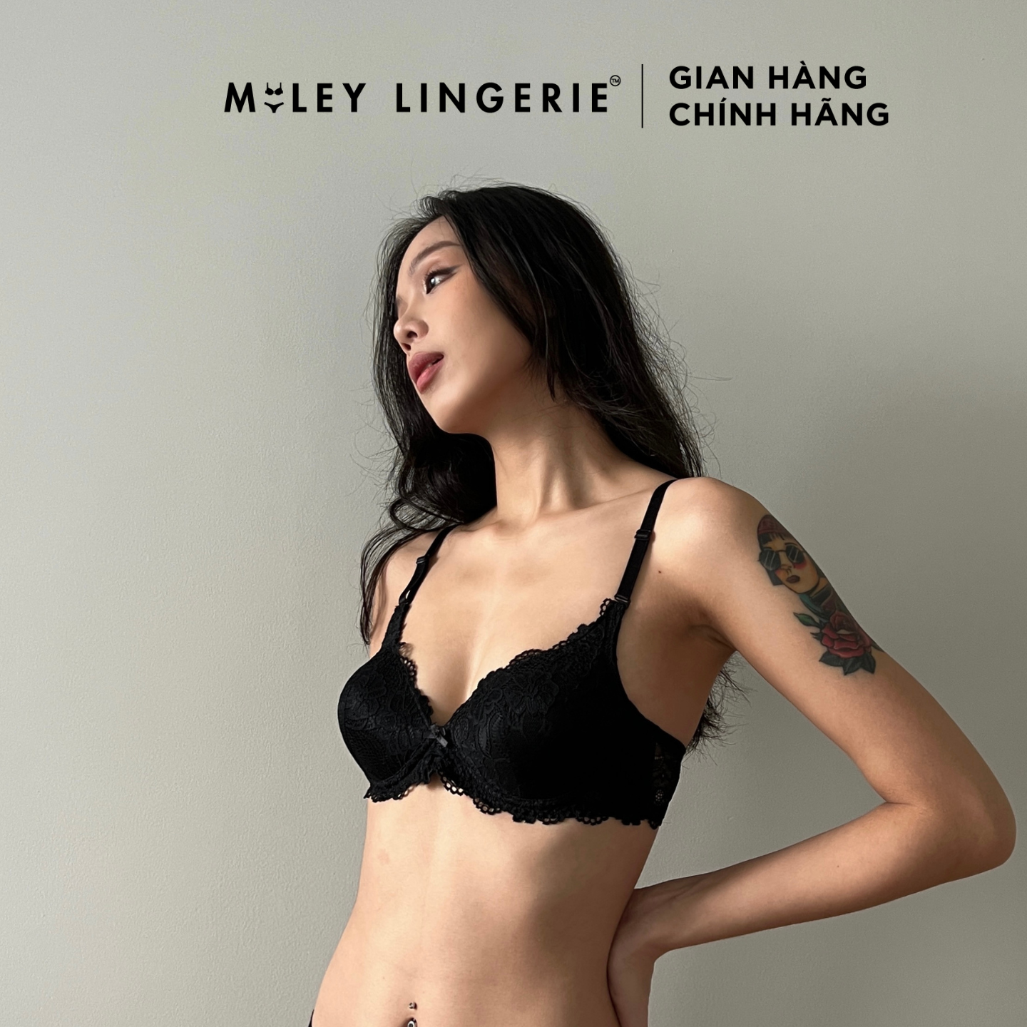 Miley Lingerie Soft Lace Bra