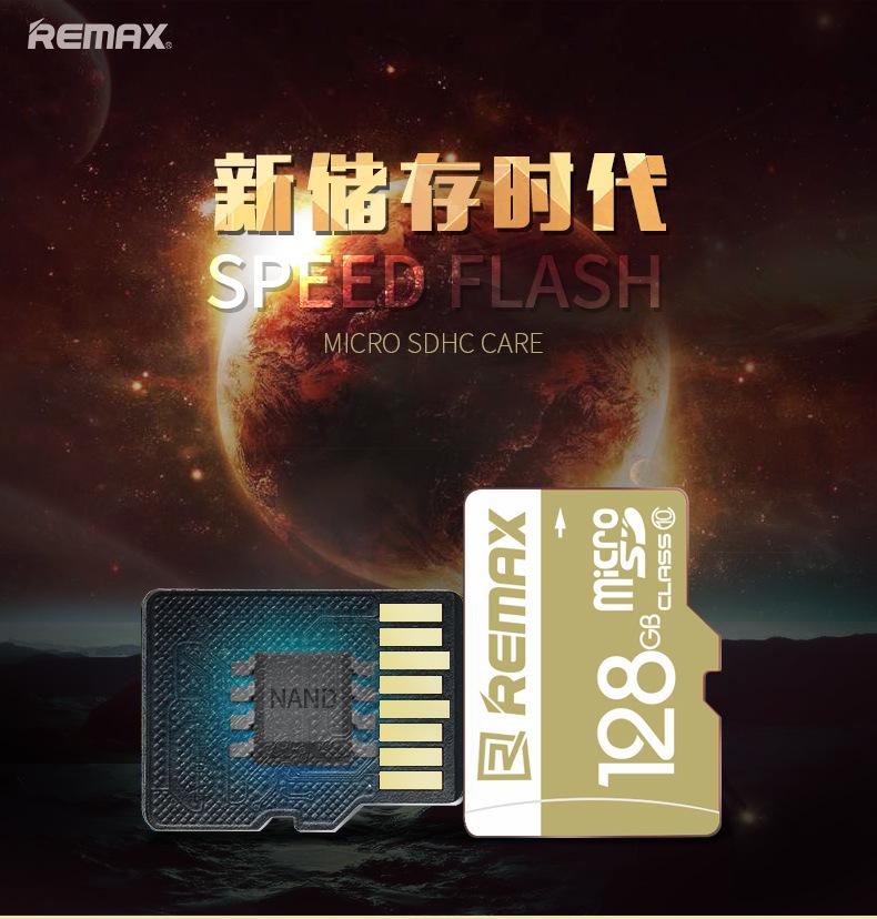 Thẻ nhớ MicroSDXC Remax 64GB / 128GB Class 10 U3 (2 phân loại) Nhất Tín Computer