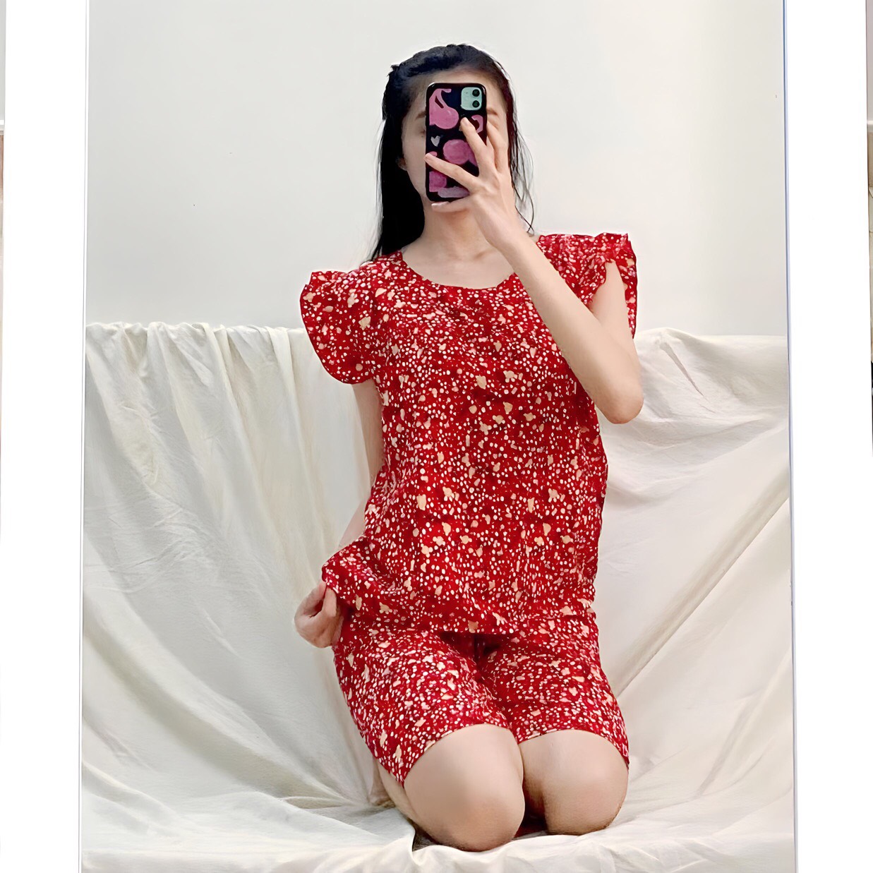 [3 SIZE 38-68KG]Set đồ nữ lửng mặc nhà mùa hè Freesize MXL (38-65kg)
