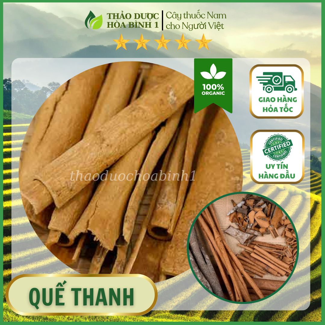 100gr Quế thanh khô_Trà quế thơm đã cạo sạch vỏ