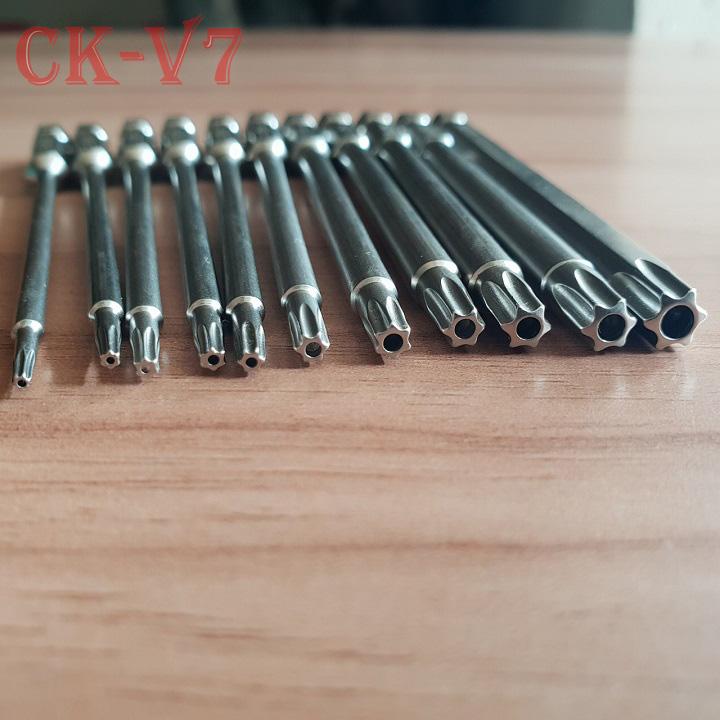 MŨI VÍT HOA THỊ CÓ LỖ DÀI 100MM