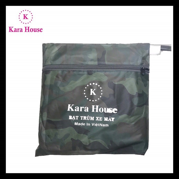 Bạt Phủ Xe Máy Vải Dù Chống Nước Kara House ( Vải dù dày nặng 1.3kg )