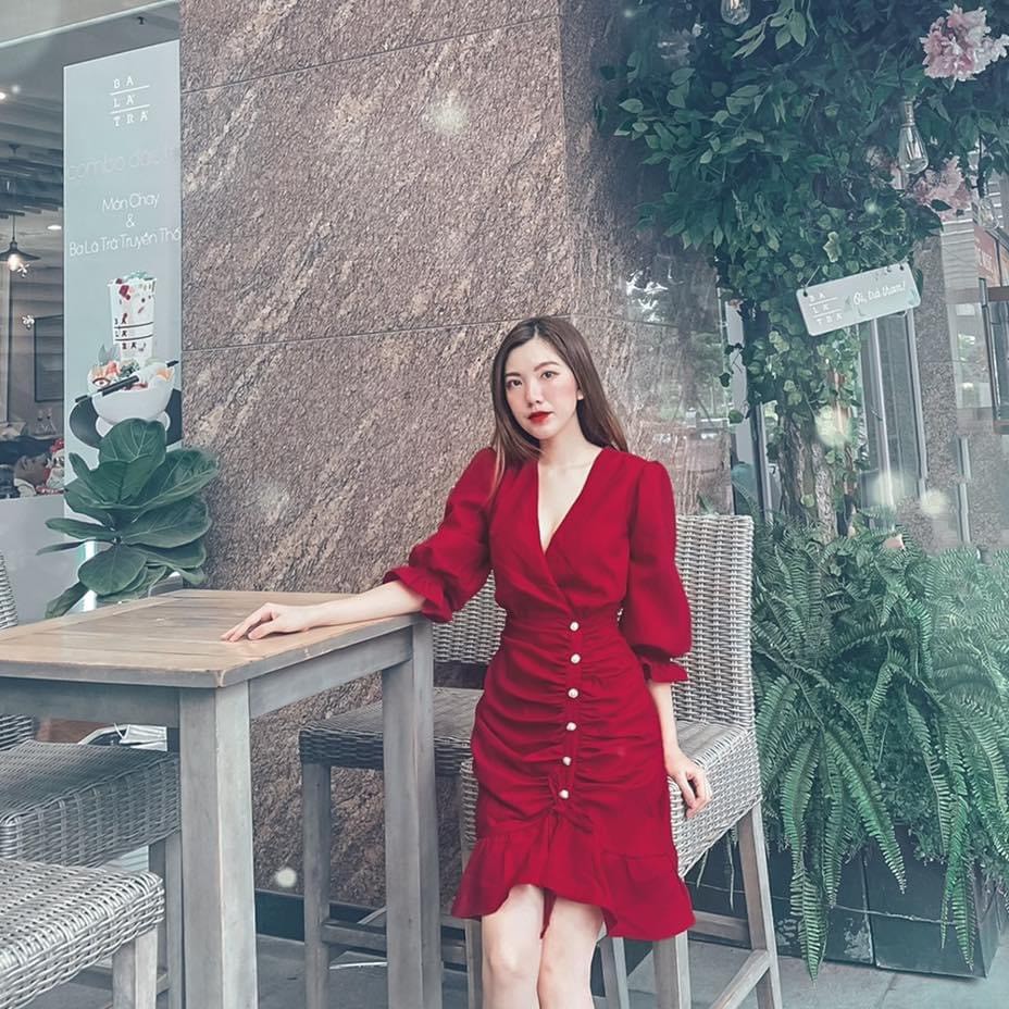 Rập giấy đầm cổ tim mã 1278