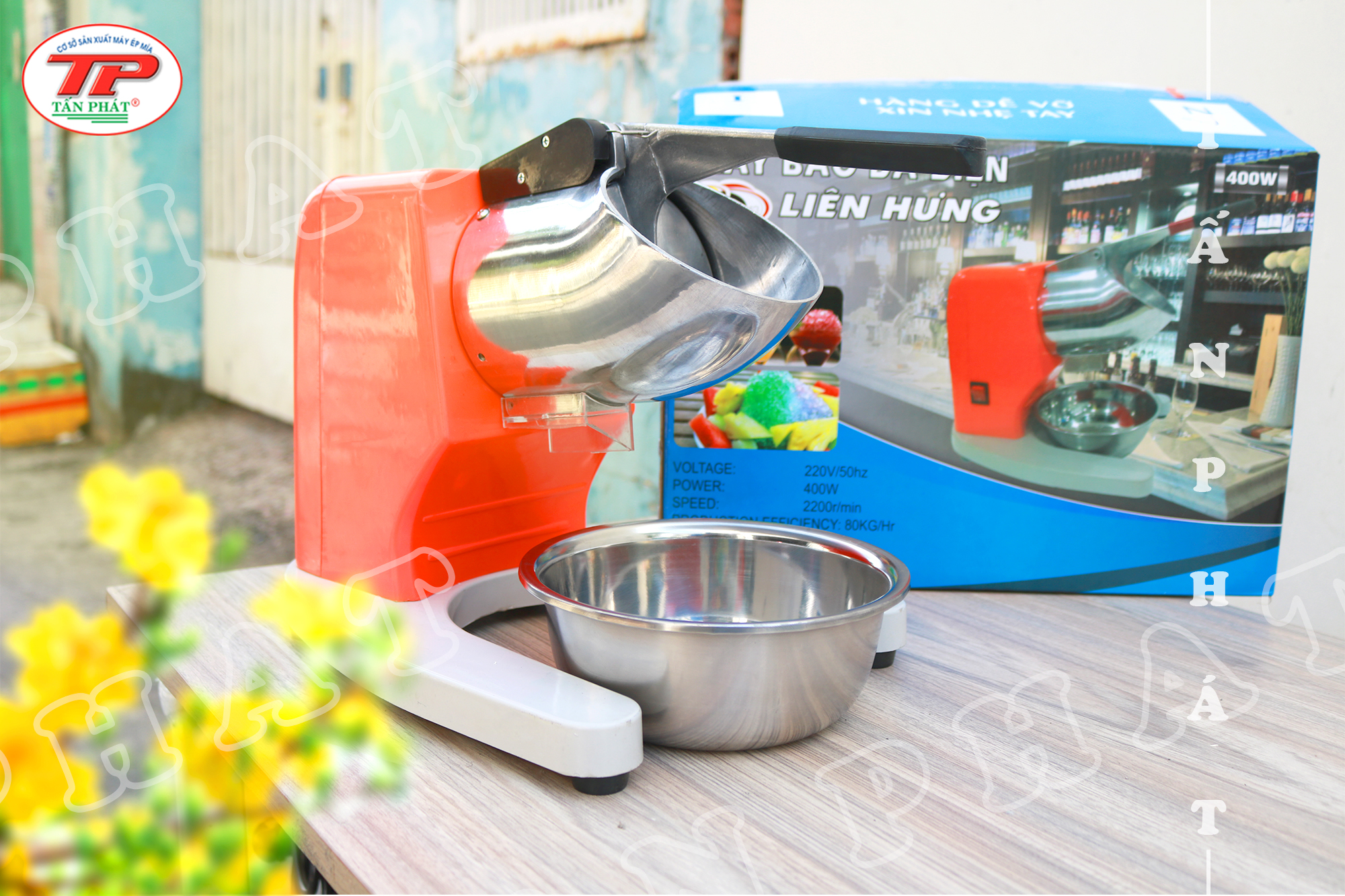[HCM]Máy bào đá tuyết 2 lưỡi dao hàng Liên Hưng
