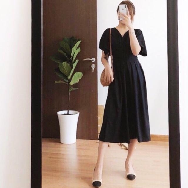 [HCM]Đầm cánh dơi xếp li - form to (kèm hình thật)