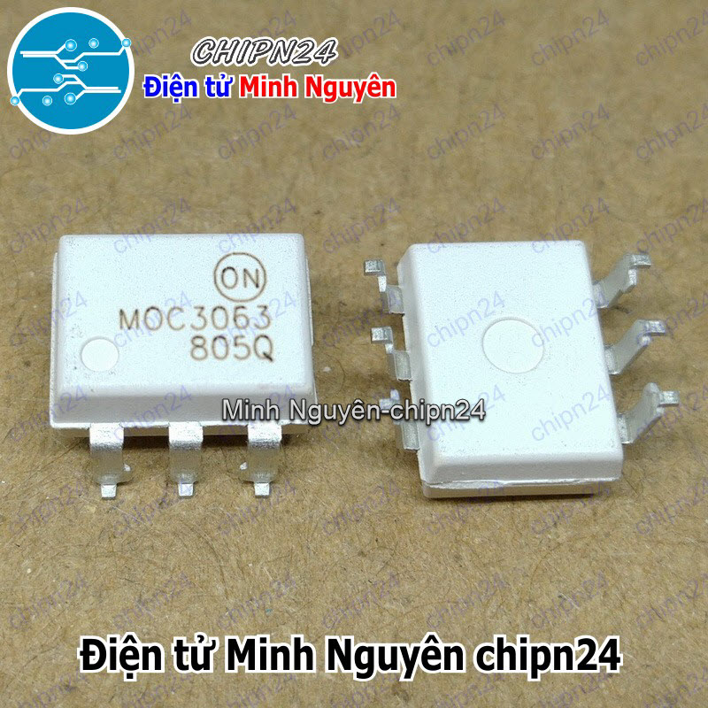 [1 con] (ST) Opto Dán MOC3063 SOP-6 Trắng Hàng Tốt (SMD) - HH003624