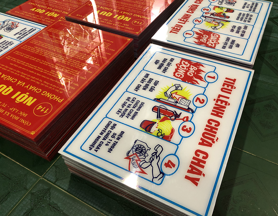 [HCM]Nội Quy Tiêu Lệnh Mica Bảng Nội quy Tiêu Lệnh PCCC mica