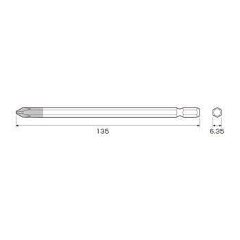 Mũi vít đóng dài AK-22C anex Nhật Bản